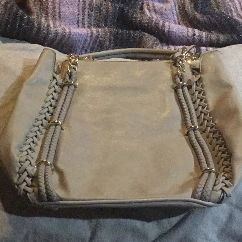 Segolene Paris Grey Leather Bag